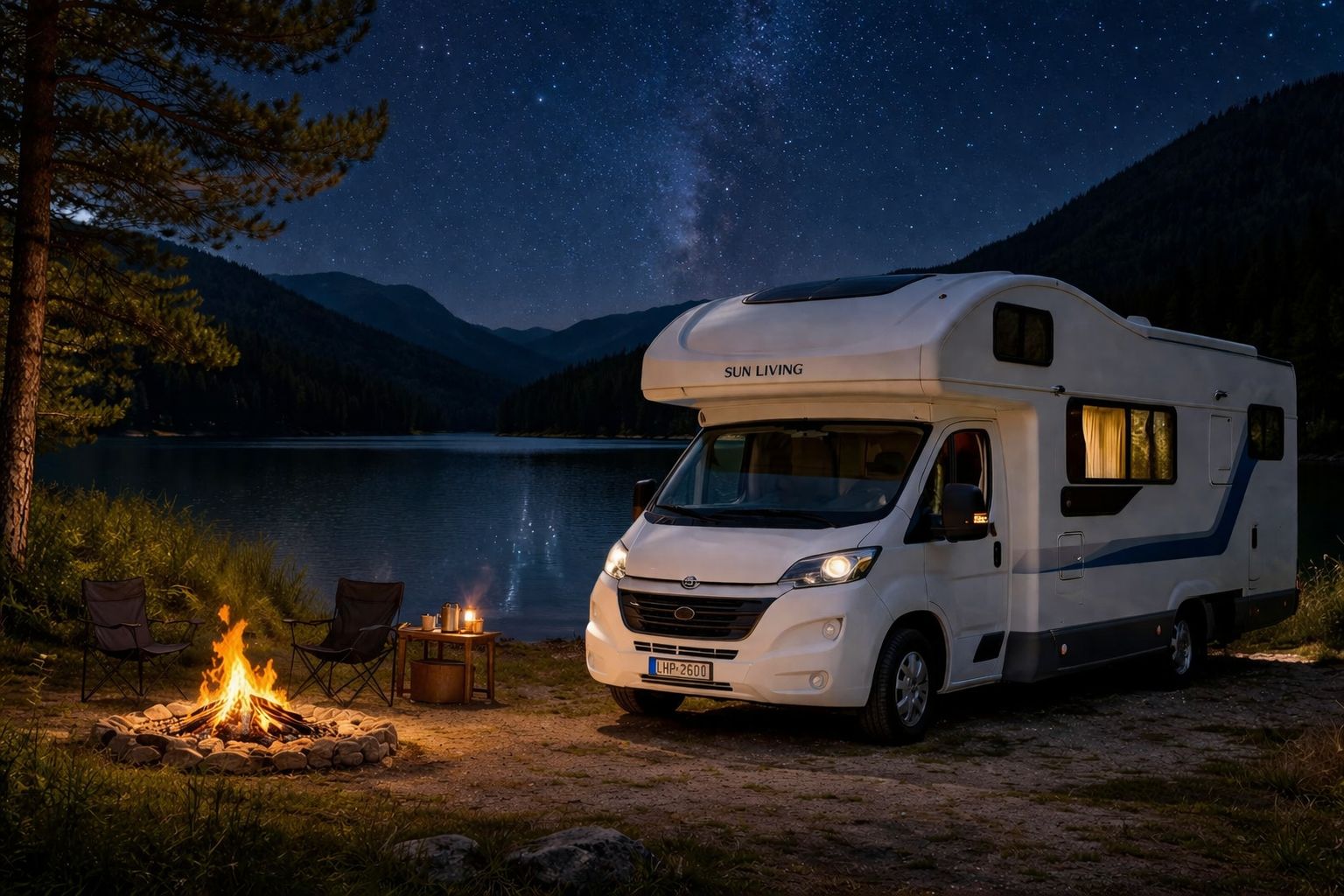 Egy este, amit nem felejtesz el: lakóautóval a csillagok alatt